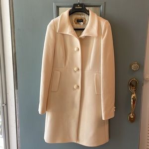 JCrew Ivory Topcoat